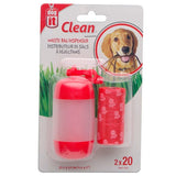  Dog It Dispensador De Bolsas Rojo