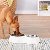  Dog It Style Plato Doble Blanco 160 Y 350Ml