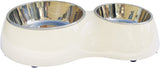  Dog It Style Plato Doble Blanco 160 Y 350Ml