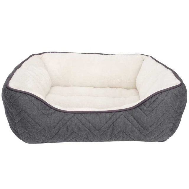  Dreamwell Cama Rectangular Gris Y Blanco