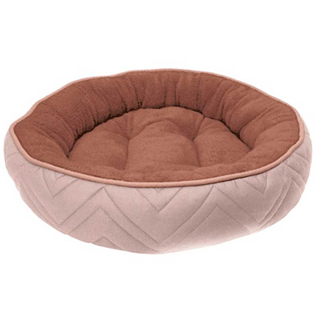  Dreamwell Cama Redonda Beige Y Cafe