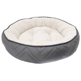  Dreamwell Cama Redonda Gris Y Blanco