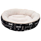  Dreamwell Cama Redonda Woof Negra