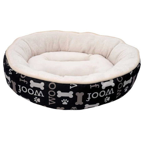 Dreamwell Dreamwell Cama Redonda Woof Negra