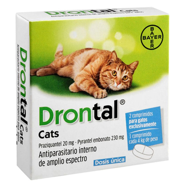  Drontal Antiparasitario Para Gatos