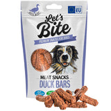  Let S Bite Meat Snacks Duck Bars 80Gr