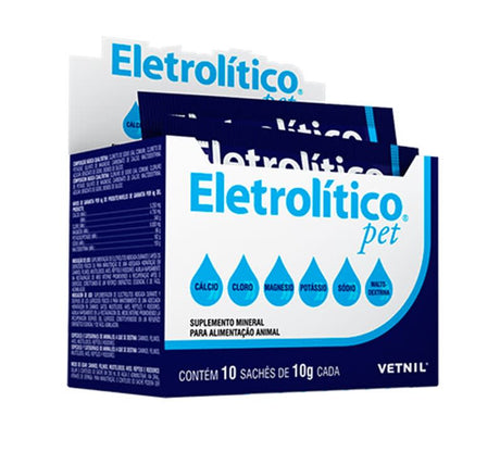 Electrolitico Pet Reponedor De Electrolitos Mascotas 10 Sobres 10Gr C U