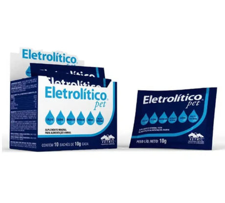 Electrolitico Pet Reponedor De Electrolitos Mascotas 10 Sobres 10Gr C U