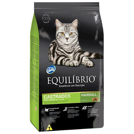 Equilibrio Gatos Castrados Hairball 7 5Kg