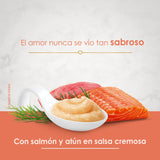  Fancy Feast Kiss Pure Con Salmon Y Atun En Salsa Cremosa 40Gr