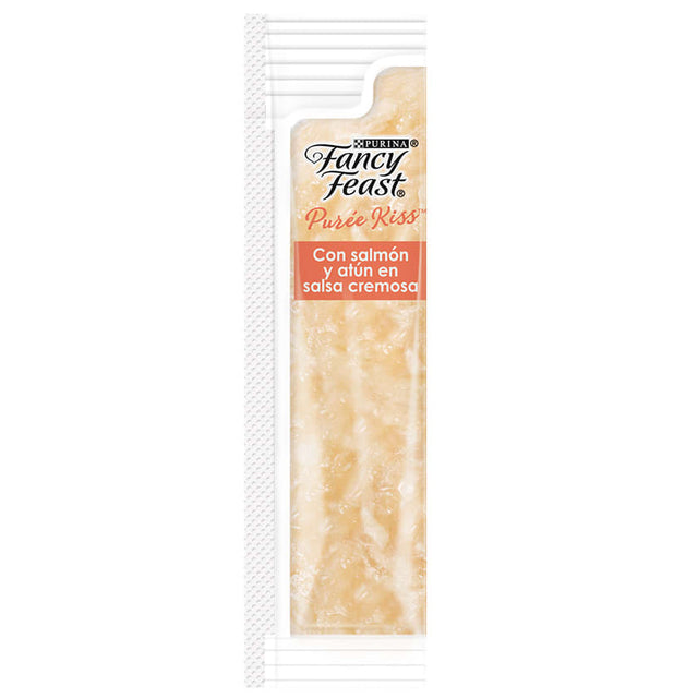  Fancy Feast Kiss Pure Con Salmon Y Atun En Salsa Cremosa 40Gr