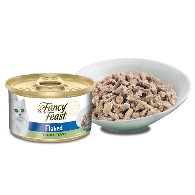  Fancy Feast Tartare De Trucha 85Gr X 8 Unidades Flaked Trout Feast