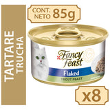  Fancy Feast Tartare De Trucha 85Gr X 8 Unidades Flaked Trout Feast