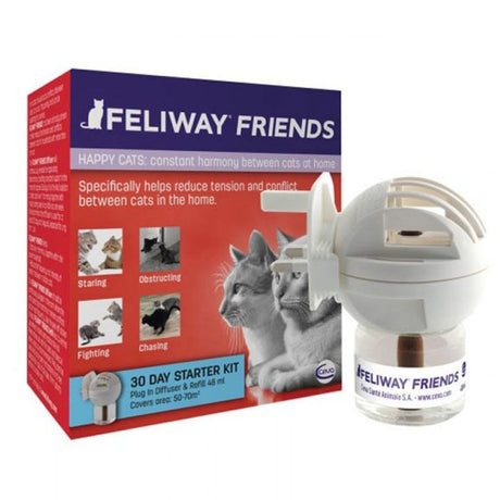 Relajantes y Antiestrés para Gatos Feliway Friends Difusior Repuesto 48Ml