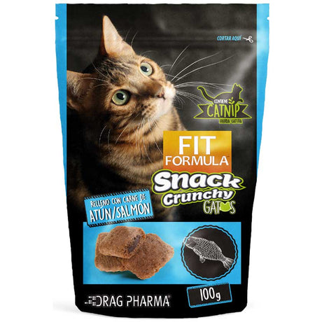 Fit Formula Galletas Con Catnip Para Gatos Sabor Atun Y Salmon 100Gr