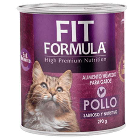Fit Formula Lata Gato Pollo 290Gr