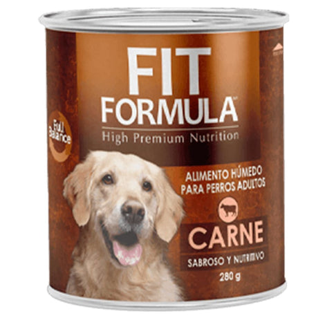 Fit Formula Lata Perro Adulto Carne 280Gr