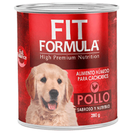 Fit Formula Lata Perro Cachorro Pollo 280Gr