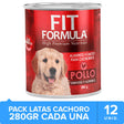  Fit Formula Latas Para Perros Cachorros Pack 12 Unidades