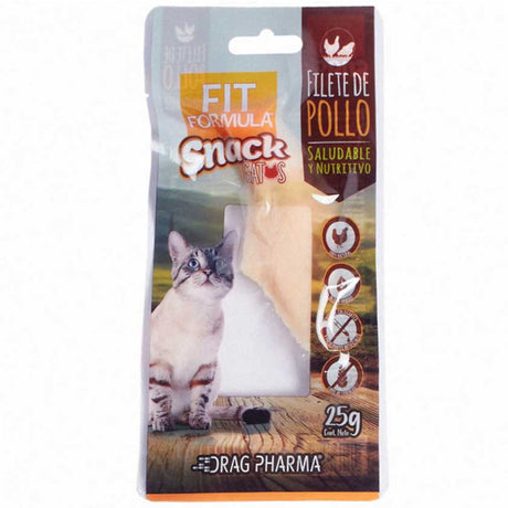 Fit Formula Snack Para Gatos Filete Pollo 25Gr Pack 6 Unidades