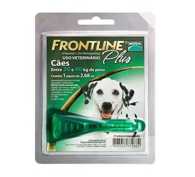 Frontline Plus Pipeta Perro 2 68 Ml 20 40 Kg