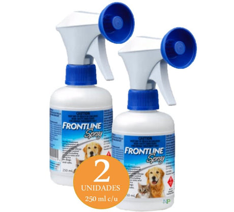 Frontline Spray Antipulgas Perros Y Gatos 250Ml X 2 Unidades