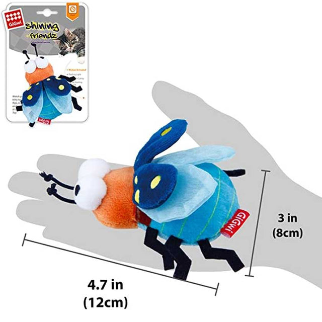 Gigwi Juguete Para Gatos Shining Friendz Con Led Y Catnip Luciernaga