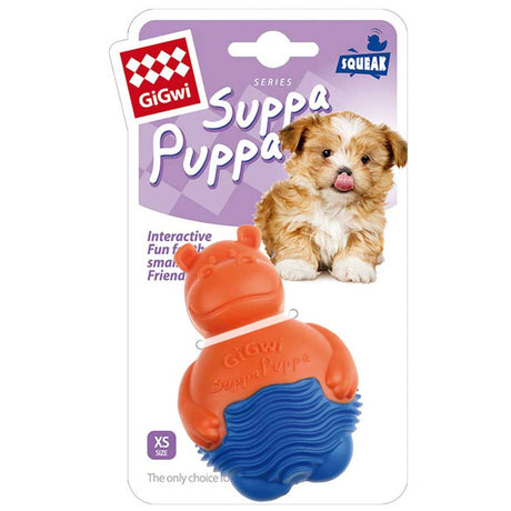 Gigwi Suppa Puppa Hipopotamo Juguete Para Perros