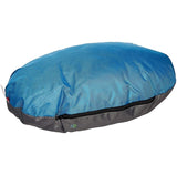 Gigwi Place Cama Cuadrada Gris Con Azul Large