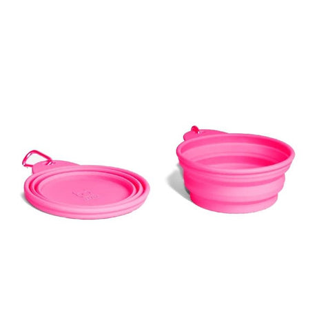Zeedog Plato Go Bowl Pink