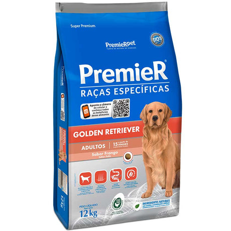Premier Razas Especificas Golden Retriever Adultos Pollo 12Kg
