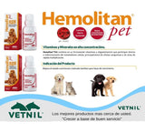 Hemolitan Pet Suplemento Mineral Vitaminico 30Ml