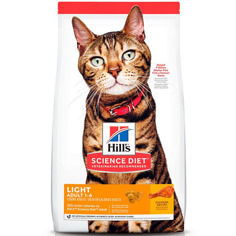 Hills Cat Adult Light 3 17Kg