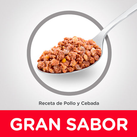 Hills Dog Senior Lata Pollo Y Cebada 370Gr X 12 Unidades