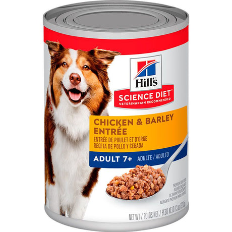 Hills Dog Senior Lata Pollo Y Cebada 370Gr