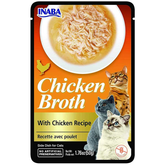  Inaba Churu Broth Pouch Gatos Sabor Pollo 50Gr
