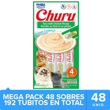  Inaba Churu Cat Mega Pack Caja 48Un Atun Y Pollo 192 Tubitos