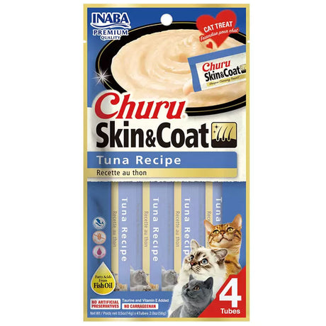 Inaba Churu Cat Skin Coat Atun 56Gr