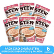 Inaba Churu Cat Stew Chicken Salmon 40 Gr Pack 6 Unidades