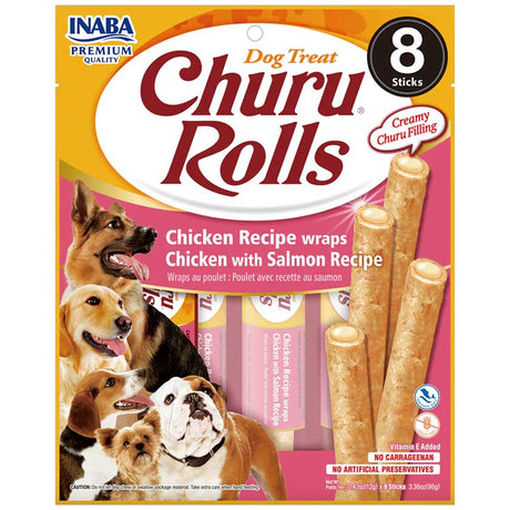 Inaba Churu Dog Rolls Salmon 96Gr