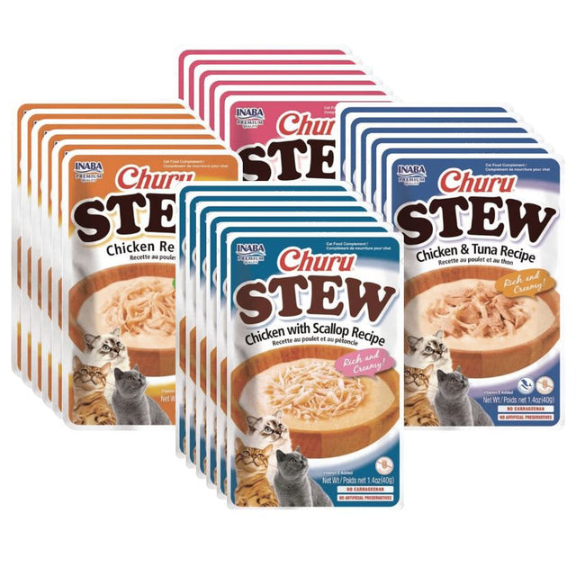 Inaba Ciao Churu Cat Stew Pack Degustacion 24 Unidades
