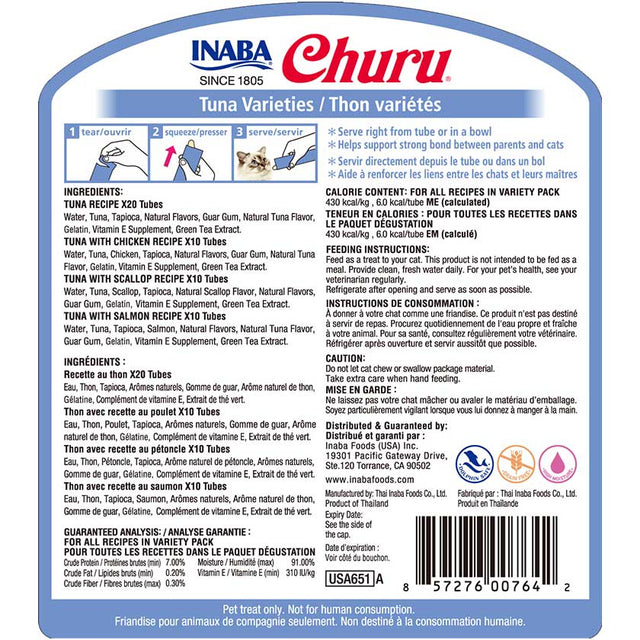 Inaba Ciao Churu Frasco Mix Atun 50 Tubos 700Gr