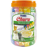 Inaba Ciao Churu Frasco Variedades De Atun Y Pollo 50 Tubos 700Gr