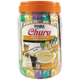 Inaba Ciao Churu Frasco Variedades De Pollo 50 Tubos 700Gr