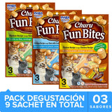 Inaba Ciao Churu Fun Bites Mix Degustacion Con 3 Unidades 9 Sachet