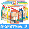 Inaba Ciao Churu Mix Degustacion Con 13 Unidades 52 Tubitos