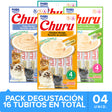 Inaba Ciao Churu Mix Degustacion Con 4 Unidades 16 Tubitos