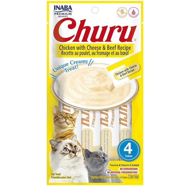 Inaba Ciao Churu Pollo Carne Y Queso 56Gr