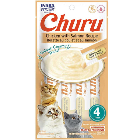 Inaba Ciao Churu Pollo Y Salmon 56Gr