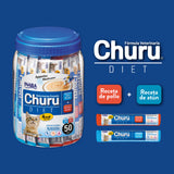 Inaba Ciao Churu Frasco Diet Atun Y Pollo 50 Tubos 700Gr